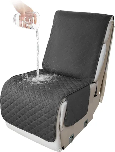 Vista 189 de HDCAXKJ Fundas de sofá seccional reclinable 100% impermeable, forma de L, funda de sofá reclinable lavable acolchada suave para mascotas, perro