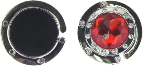 Vista 3 de Hooks doopootoo 8 ganchos de cristal para bolsa de mujer