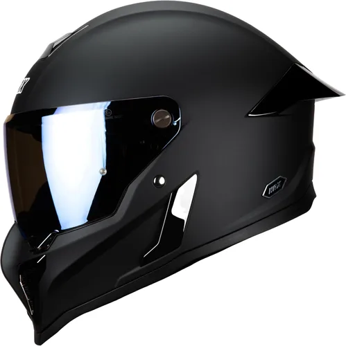 Vista 10 de HAX Casco de motocicleta de cara completa para hombres y mujeres adultos, certificado DOT y ECE 22.06, casco de motocross de ventilación avanzada