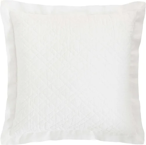 Vista 4 de Pine Cone Hill Washed Linen Quilted Sham Marfil
