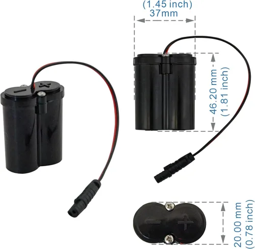 Vista 3 de Kit de reparación de válvula de descarga automática, se adapta a la válvula de descarga comercial estándar americana, accesorios de batería de litio