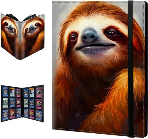 Vista 8 de Carpeta para tarjetas de intercambio, 9 bolsillos para tarjetas intercambiables, 360 bolsillos de doble cara, funda para tarjetas