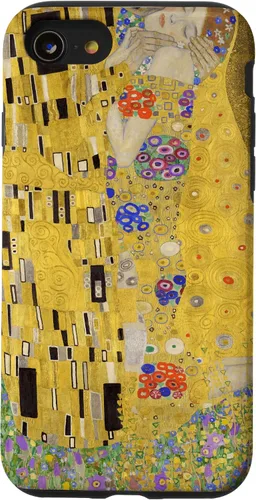Vista 18 de Gustav Klimt's The Kiss Famous Painting Case for iPhone 17