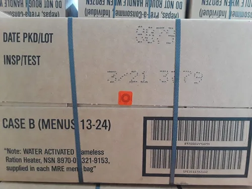 Vista 2 de MRE militares Caja A y Caja B NSP/Fecha de prueba 03/2021