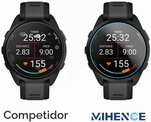 Vista 5 de Protector de pantalla compatible con Garmin Forerunner 165