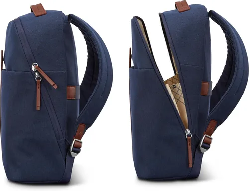 Vista 7 de Mochila de viaje Samsonite Virtuosa con funda acolchada para laptop, Azul marino, Tamaño único, Mochila