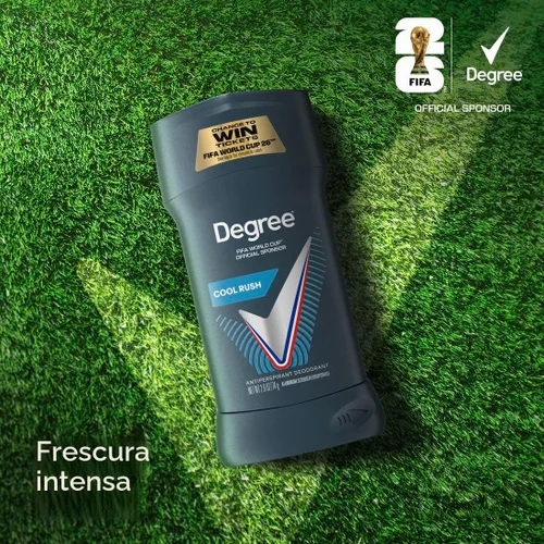 Vista 2 de Unilever Degree Men Desodorante antitranspirante, Cool Rush, 2.7 onzas