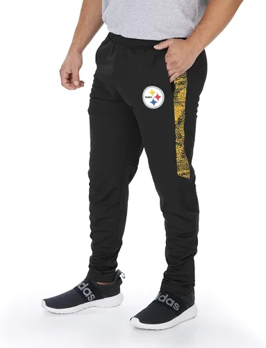 Vista 29 de Zubaz NFL Mens Track Pant with Half Sides