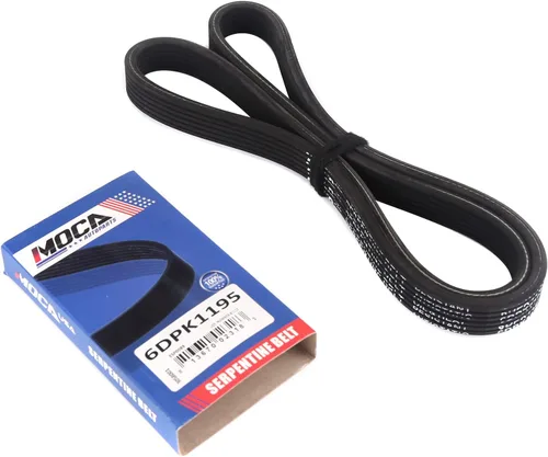 Vista 2 de MOCA 6DPK1195 EPDM Correa Serpentina para 1998-2006 para Volkswagen Golf Beetle para Jetta para Audi TT