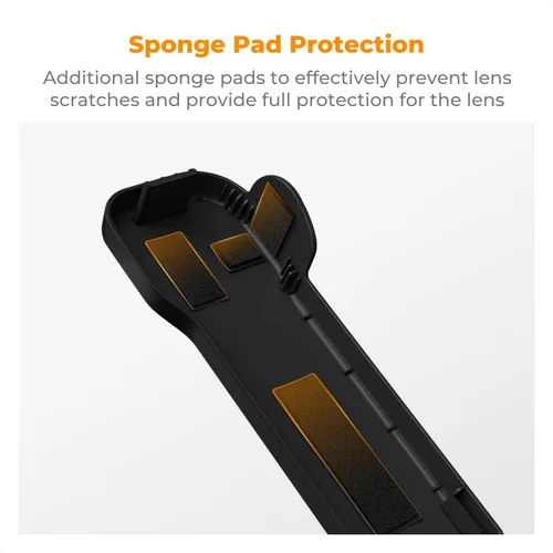 Vista 2 de K&F CONCEPT - Tapa protectora para cardán compatible con DJI Osmo Pocket 3 Estuche rígido portátil con forro suave, bolsillo 3 accesorios, PT31