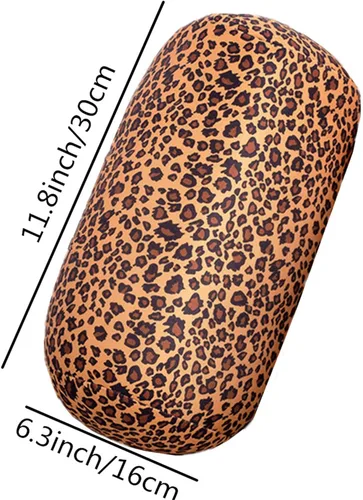 Vista 3 de ASkinds Squish - Almohada cilíndrica de microcuentas, almohada cilíndrica, almohada de tubo de cama, almohada cervical de viaje, almohada