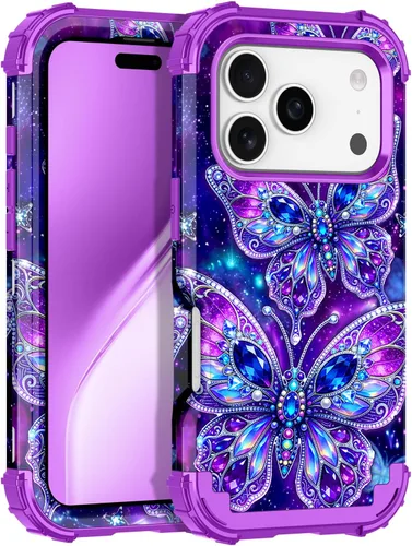 Vista 12 de Rancase Funda para iPhone 11, tres capas de alta resistencia a prueba de golpes, protección de plástico duro + funda protectora de goma de silicona