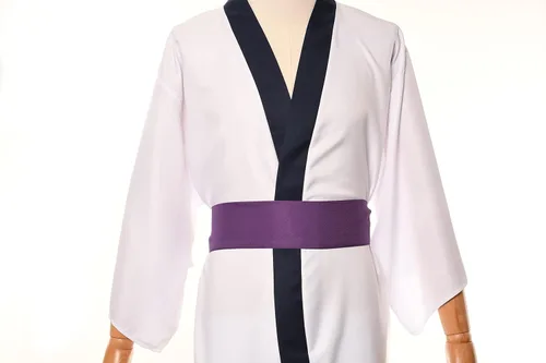 Vista 3 de Anime Wano Country - Kimono para hombre, disfraz de cómic con, Verde