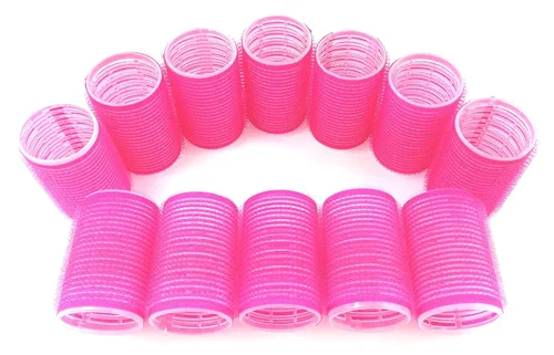 Vista 7 de Rulos de pelo pequeños autoadhesivos de Kamay's, rizadores de agarre de velcro para peinados de bricolaje o salón de peluquería