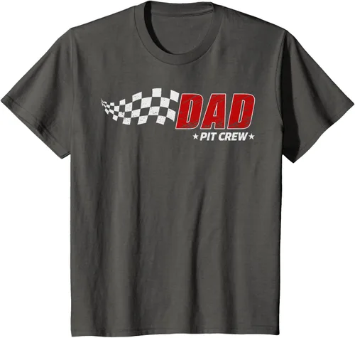 Vista 46 de Dad Pit Crew Race Car Birthday Family Matching Pit Crew Camiseta Pit Crew