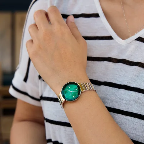 Vista 3 de Anne Klein - Reloj de pulsera para mujer con esfera de diamante auténtico