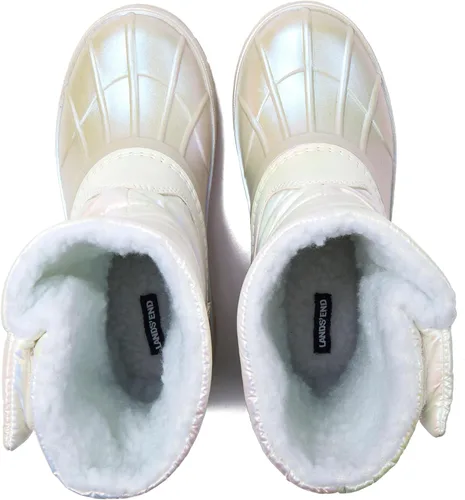 Vista 5 de Lands' End - Botas de nieve impermeables para niños - Botas de invierno aisladas con forro de vellón cálido para niños pequeños, niñas y niños