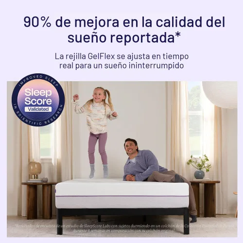 Vista 7 de Colchón Purple Plus tamaño Twin - 28 cm de GelFlex Grid, espuma de confort premium, mejor que la espuma viscoelástica, temperatura neutral
