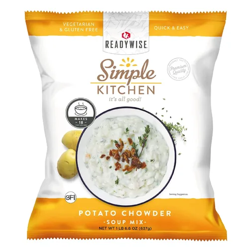 Vista 26 de Simple Kitchen - Mezcla de sopa de tomate y albahaca, 17 porciones para preparación de comidas familiares, vegetariana, sin gluten y liofilizada