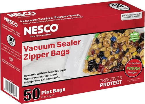 Vista 6 de Nesco Bolsas con cierre de pinta selladora al vacío - 50
