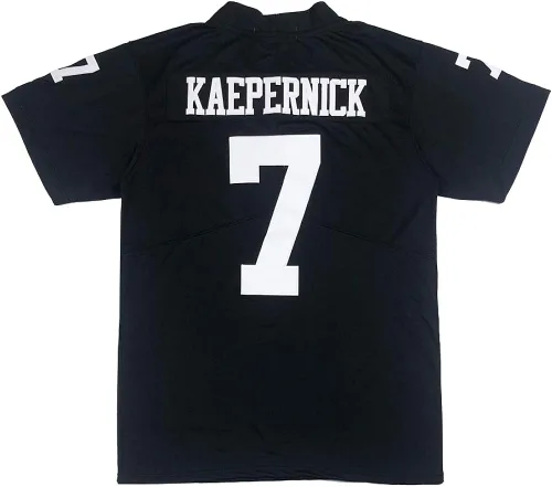 Vista 3 de ImWithKap Colin Kaepernick 7 IM con camiseta de fútbol americano KAP cosido
