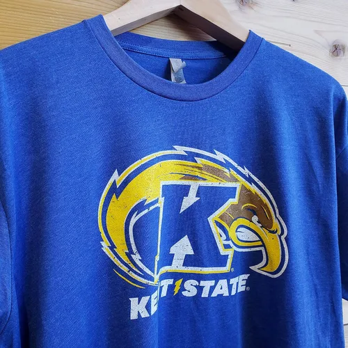 Vista 5 de Camisetas universitarias prémium de mezcla de algodón y poliéster NCAA, Universidad Estatal de Kent