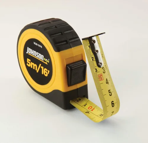 Vista 4 de Johnson Level & Tool 1828-0016 - Cinta métrica (16 pies), color negro y amarillo, 1 cinta