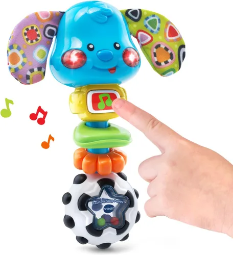 Vista 3 de VTech Cachorro sonajero para bebés que canta (embalaje abrefácil)