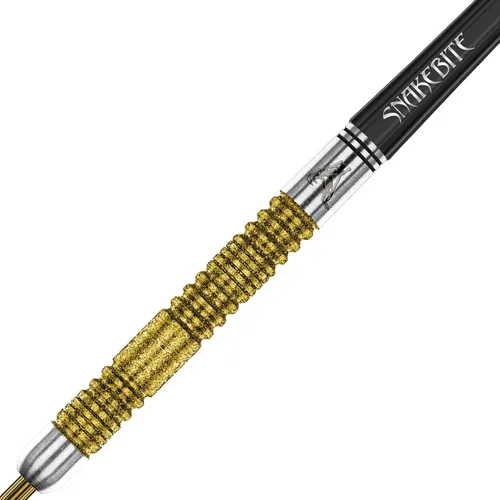 Vista 3 de RED DRAGON Peter Wright Snakebite DWC Edición Especial Gold Plus 0.71 oz con Vuelos y Tallos (ejes)