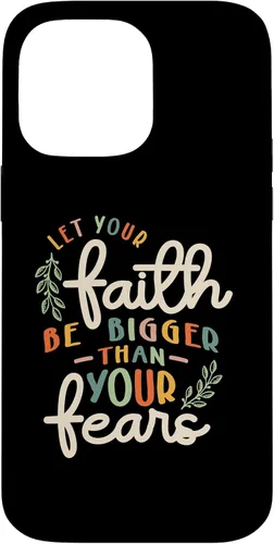 Vista 21 de Faith Over Fear Vintage Inspire Christian Design Case for iPhone 17