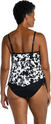 Vista 2 de Maxine Of Hollywood Traje de baño tankini con cuello en V para mujer