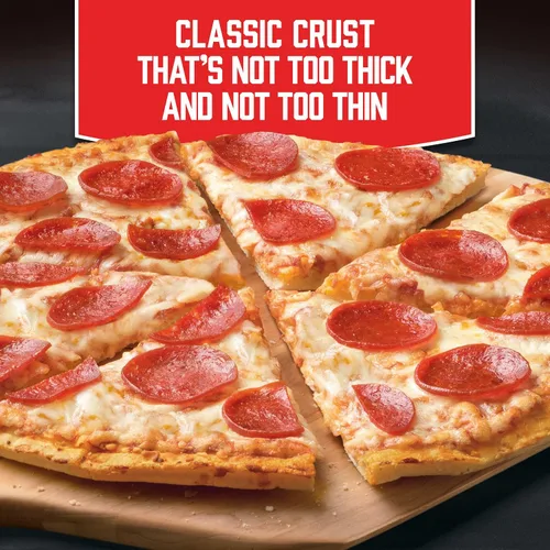 Vista 4 de Red Baron, Pizza Clásica de Pepperoni, 20.60 oz (Congelada)