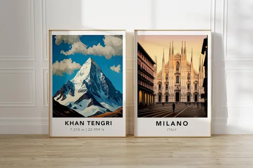 Vista 5 de Póster impreso Khan Tengri