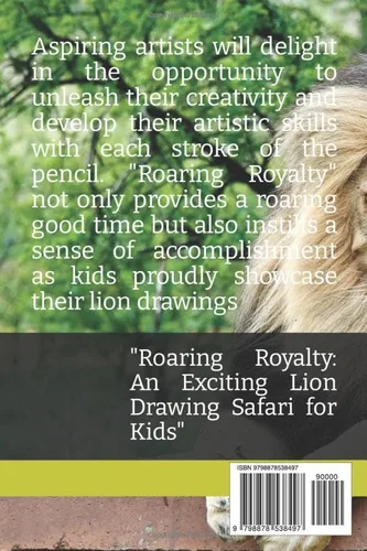 Vista 2 de Creative the perfect guide Lion Drawing book Safari for Kids exciting lion drawing book designed