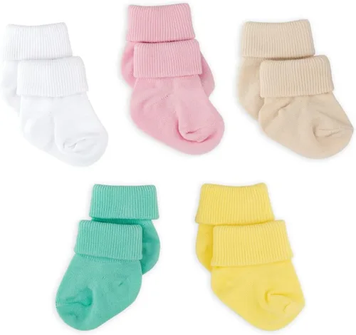 Vista 2 de Novibaby Calcetines de bebé de 0 a 6 meses, calcetines tobilleros infantiles para niños y niñas, artículos esenciales para bebés para recién nacidos