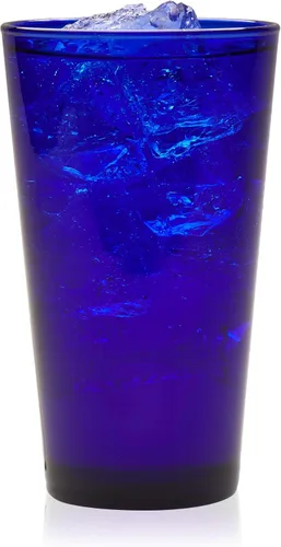 Vista 10 de Juego de 8 vasos para beber con cinta negra Ascent de 16 onzas Diseño moderno de cinta negra, apto para lavavajillas y fácil de limpiar, duradero