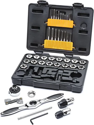 Vista 6 de GEARWRENCH Juego de 5 piezas de herramientas de roscar con trinquete y terraja - 3880