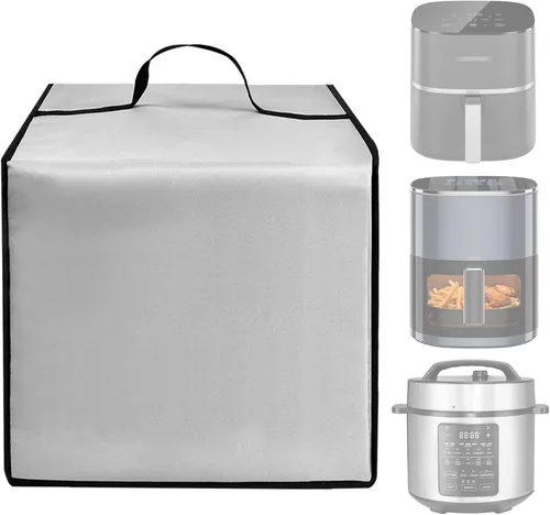 Vista 10 de Cubierta antipolvo para olla a presión eléctrica para freidora de aire Chefman TurboX 4 en 1, resistente al agua, funda de nailon impermeable