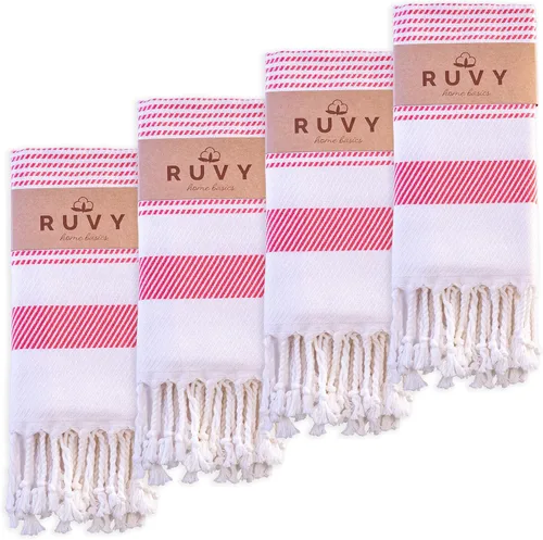 Vista 18 de Ruvy Home Basics - Juego de 2 toallas de mano turcas para baño, 18 x 40 pulgadas, algodón y baño decorativo, toallas de cocina, paños de cocina, té