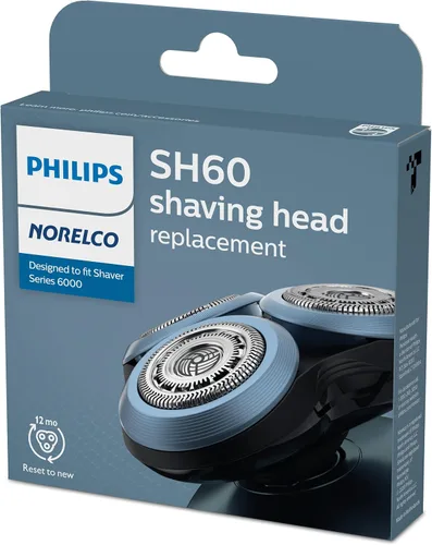Vista 11 de Cabezales de afeitado Philips Norelco genuinos SH60/72 compatibles con la serie de afeitadoras Norelco 6000