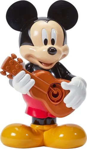 Vista 5 de Little Kids Disney Mickey Mouse - Máquina sopladora de burbujas de acción, incluye solución de burbujas, multicolor