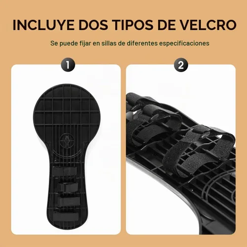 Vista 7 de Almohadillas negras para silla de oficina, reposabrazos, mouse con deflector para evitar caídas