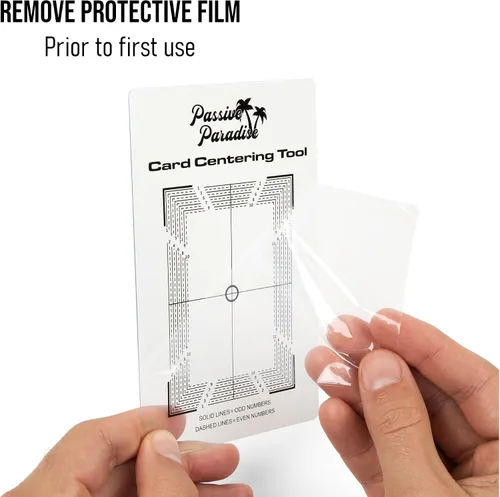 Vista 6 de Passive Paradise Herramienta de centrado de clasificación de tarjetas - Kit de preinspección de envío de tarjetas comerciales deportivas
