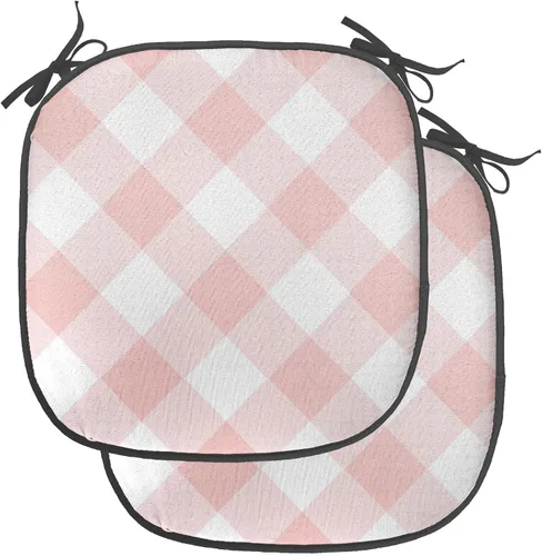 Vista 136 de Lunarable Cojín de asiento para silla de café, siluetas de taza de café expreso con frijoles fuente de cafeína, ilustración de bebidas gourmet