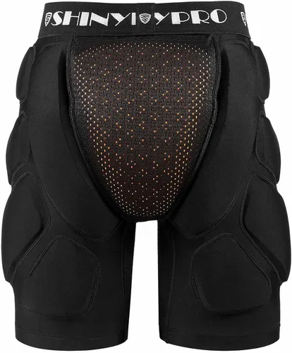 Vista 7 de Pantalones cortos acolchados de protección para snowboard y patinaje CE Nivel 2 Protección resistente para glúteos y coxis