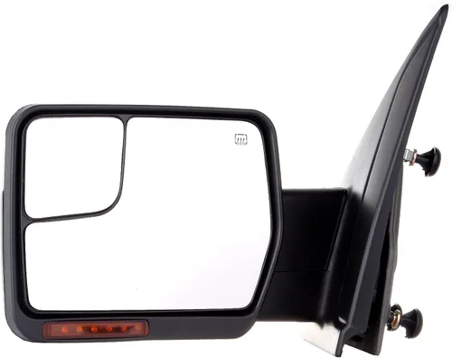 Vista 10 de Espejos de remolque Compatibles con Ford F150 1997-2003, cabina estándar y extendida (no para modelos de 4 puertas), espejos de remolque izquierdo