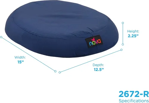 Vista 4 de NOVA Medical 14" Moldeado Espuma Anillo Confort - Azul