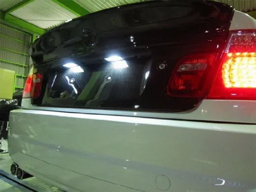 Vista 5 de iJDMTOY OEM-Fit - Kit de luces LED completas para placa de matrícula de 3 W, compatible con BMW 1998-2003 E46 Pre-LCI 325ci 330ci Coupe, 2000-2001