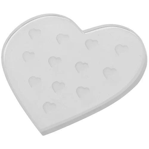 Vista 10 de Beaupretty - Extensión de pestañas en forma de corazón, almohadilla de injerto de pestañas, paleta de pegamento para salón y uso personal