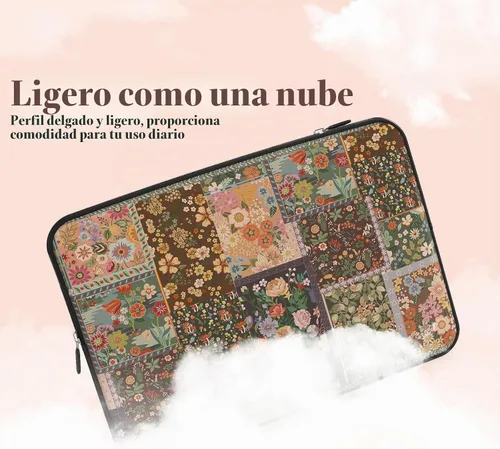 Vista 3 de iCasso - Funda para MacBook Air de 13 a 13.6 pulgadas, M5-M1, color marrón Rompecabezas marrón